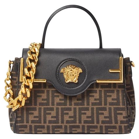 cartera fendi versace|fendi versace handbags.